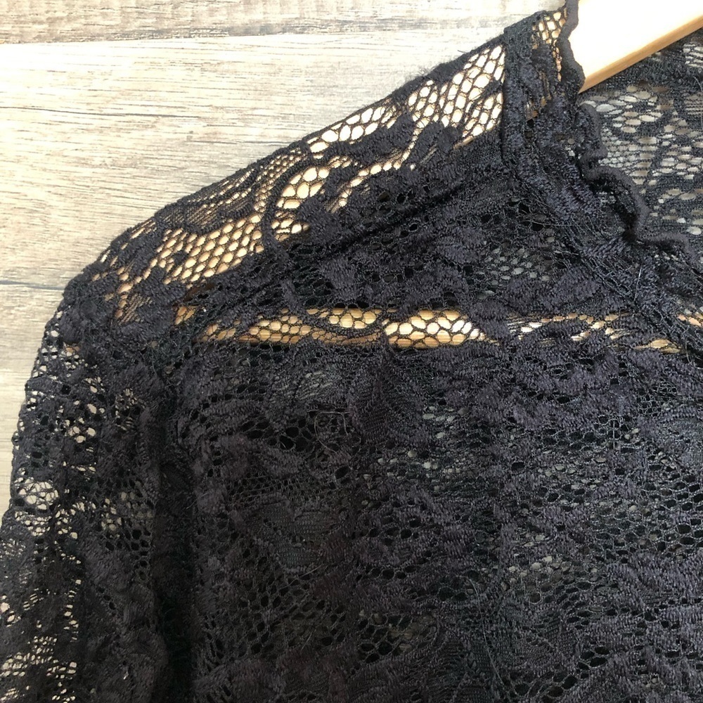 Torrid Black Lace Tunic or Cover Up Size 3X - Picture 7 of 9